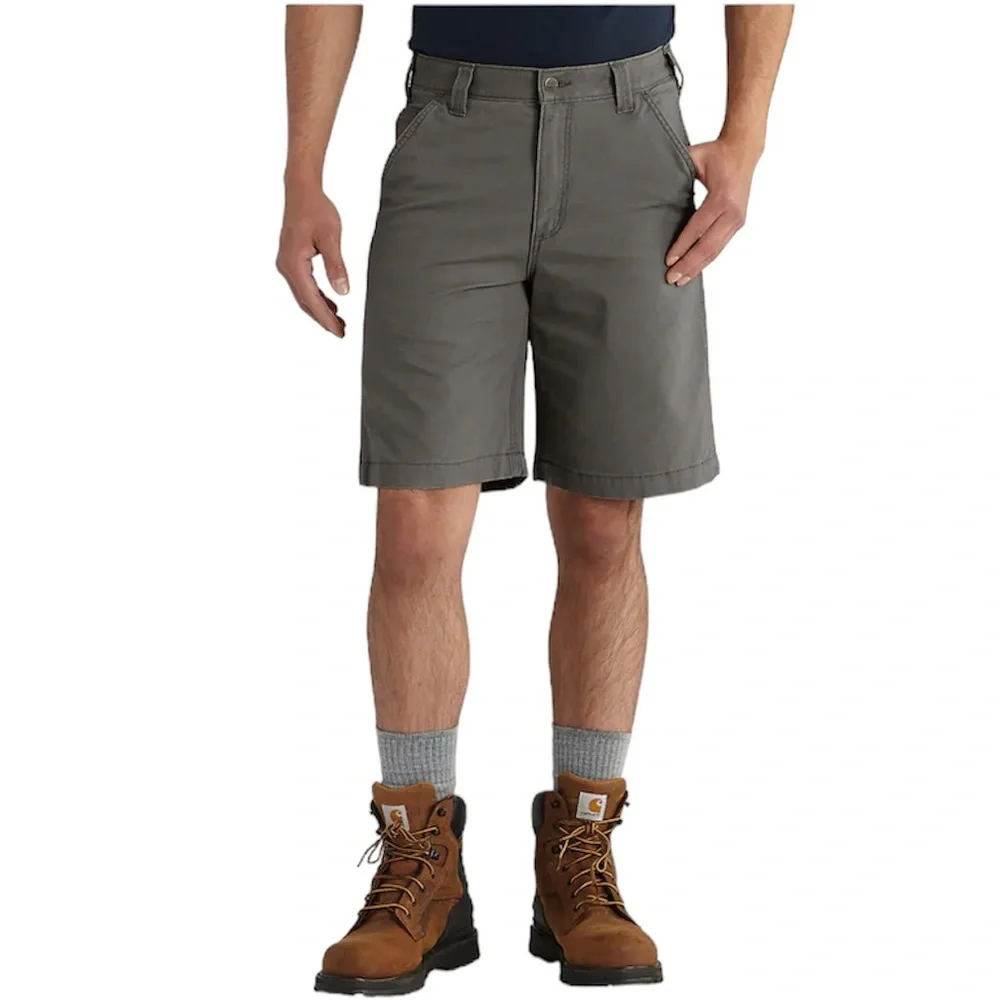 Carhartt Men's Rugged Flex Relaxed Fit Canvas‎ Work Short Gray Size 54 NWT/NEW